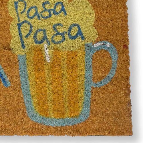 Zoom Felpudo coco si traes Cerveza pasa, Felpudos originales Koko Doormats