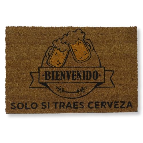 mano hermosa valor Felpudo coco Cerveza Bienvenida, Felpudos originales Koko Doormats