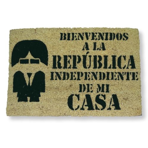 Felpudo coco Republica Independient, Felpudos originales Koko Doormats