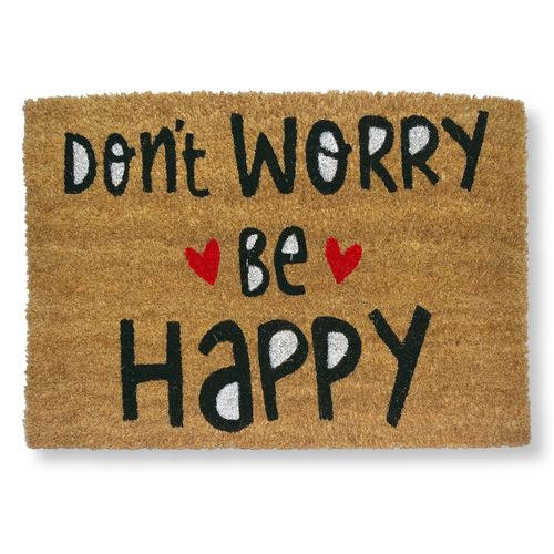Felpudo coco Don?t Worry, Felpudos originales Koko Doormats