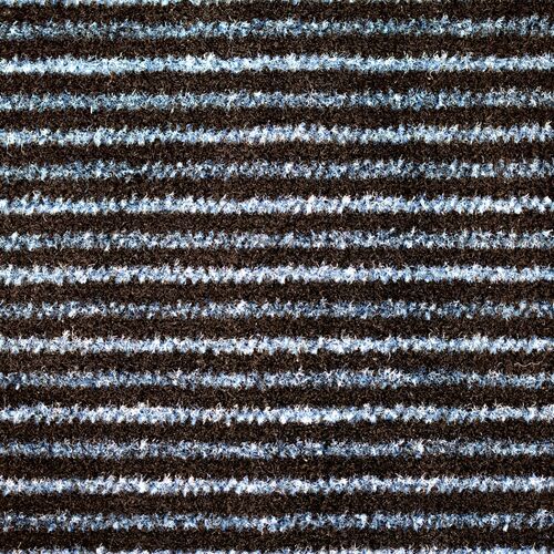 Felpudo LINES para interior o exterior - Azúl 80 x 120 cm