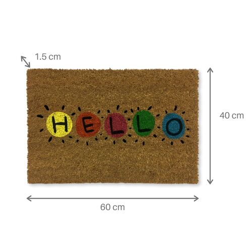 Felpudo Coco - Hello