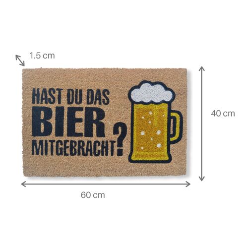 Felpudo Coco - Hast du das bier Mitgebracht?