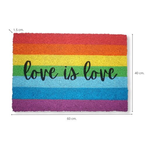 Felpudo Coco - Love is Love