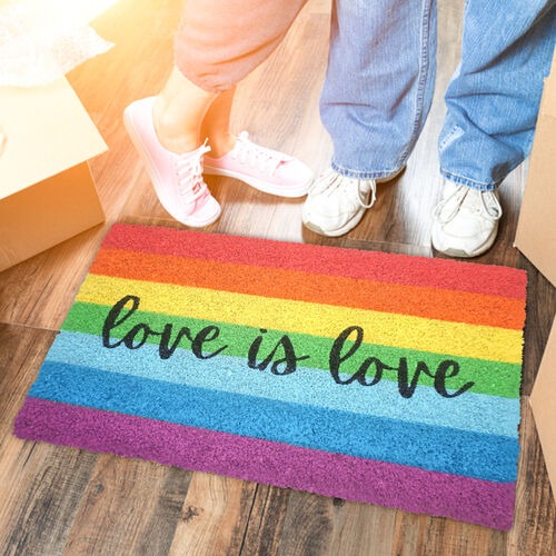 Felpudo Coco - Love is Love