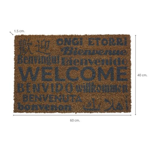 Felpudo Coco - Welcome