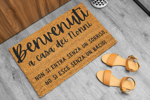 Felpudo coco - Benvenuti a casa dei Nonni