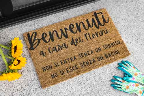 Felpudo coco - Benvenuti a casa dei Nonni